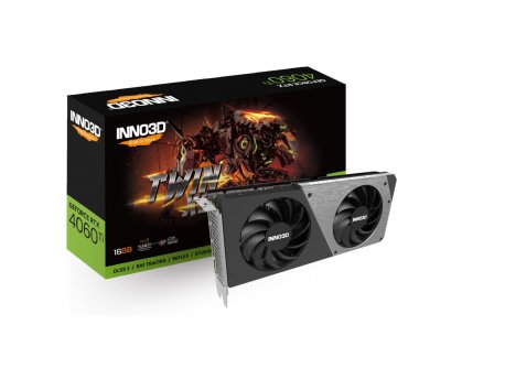 Inno3D GeForceRTX 4060 Ti TWIN X2 16GB GDDR6 N406T2-16D6-178055N