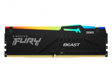 KINGSTON DIMM DDR5 16GB 6800MT/s KF568C34BBA-16 FURY Beast Black RGB XMP