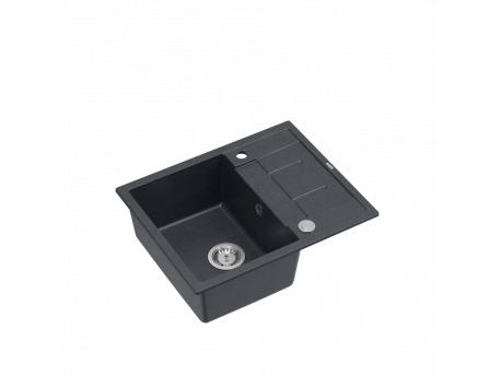 QUADRON Morgan 116 GraniteQ black diamond sudopera sa Push 2 Open sifonom