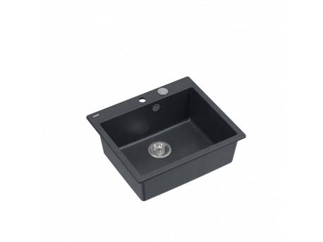 QUADRON Morgan 110 GraniteQ black diamond sudopera sa Push 2 Open sifonom
