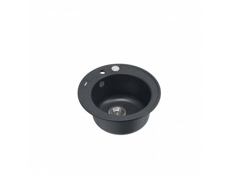 QUADRON Morgan 210 GraniteQ black diamond sudopera sa Push 2 Open sifonom