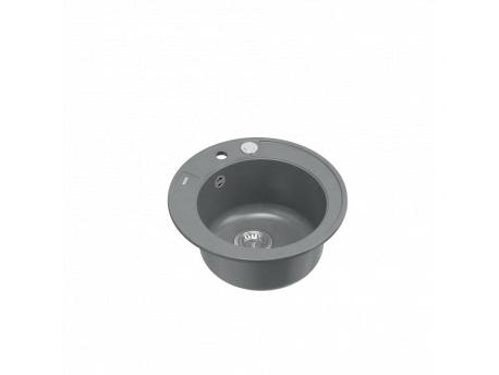 QUADRON Morgan 210 GraniteQ silver stone sudopera sa Push 2 Open sifonom
