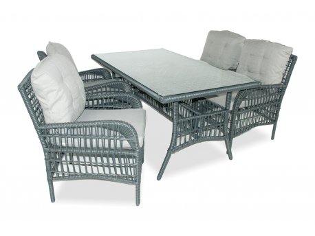 HANAH HOME Baštenska garnitura Lady Grey