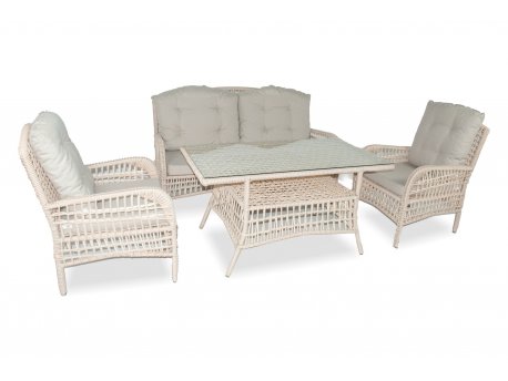 HANAH HOME Baštenska garnitura Lady Sofa Cream