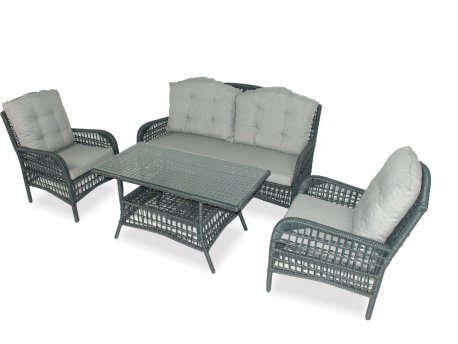 HANAH HOME Baštenska garnitura Lady Sofa Grey