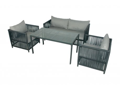 HANAH HOME Baštenska garnitura Mana 3 Grey