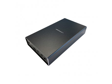 LC POWER LC-DOCK-C-35-M2 priključna stanica / kućište tvrdog diska za po jedan 3,5″ SATA HDD i NVMe M.2 SSD