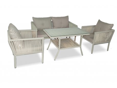 HANAH HOME Baštenska garnitura Shangai 62 Cream