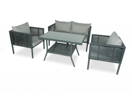 HANAH HOME Baštenska garnitura Newyork 130 Grey