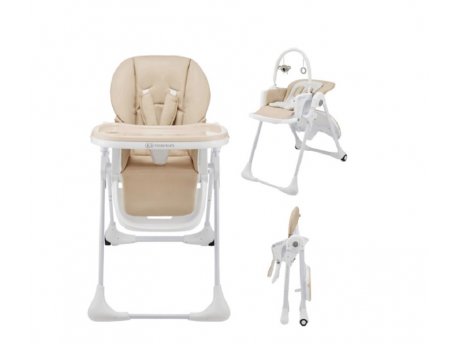 KINDERKRAFT Stolica za hranjenje TUMMIE BEIGE