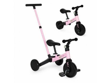 ECO TOYS Tricikl 2 u 1 Roze