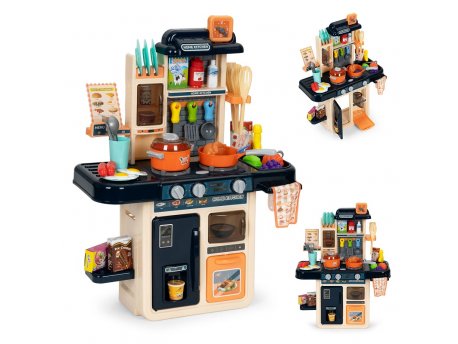 ECO TOYS Dečija kuhinja 42 elementa plava