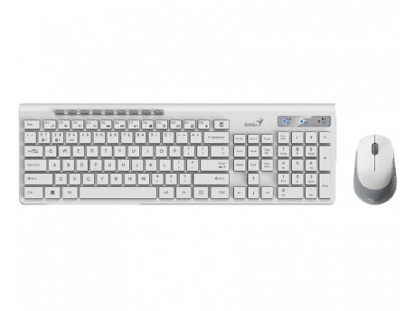 GENIUS SlimStar 8230 Wireless USB YU bela tastatura+ miš