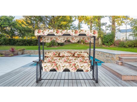 HANAH HOME Baštenska ljuljaška trosed Vitis 4 Multicolor