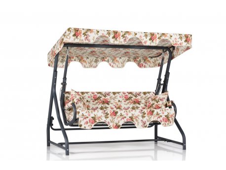 HANAH HOME Baštenska ljuljaška trosed Ruta 5 Multicolor