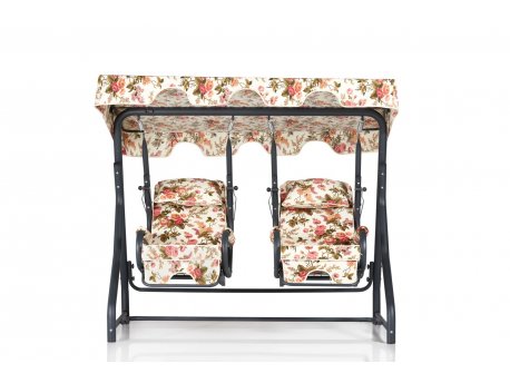 HANAH HOME Baštenska ljuljaška dvosed Daisy 2 Multicolor