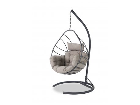 HANAH HOME Baštenska viseća ljuljaška Anka Anthracite Grey