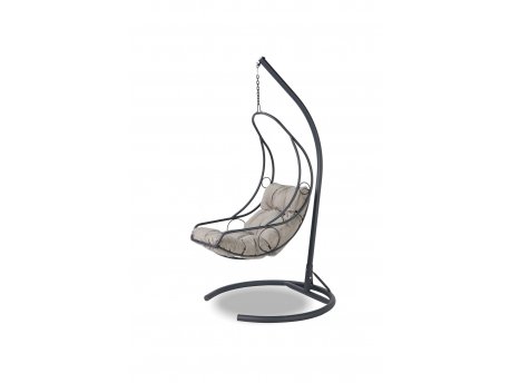 HANAH HOME Baštenska viseća ljuljaška Calı Anthracite Grey