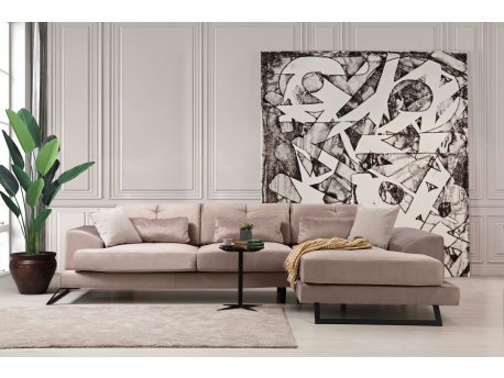 Atelier del Sofa Ugaona garnitura Frido Corner Right (L3+Chl) Beige