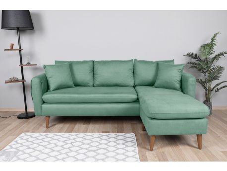 Atelier del Sofa Ugaona garnitura Sofia Corner Right Sea Green