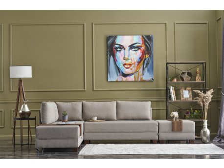 Atelier del Sofa Ugaona garnitura Fly Left Cream