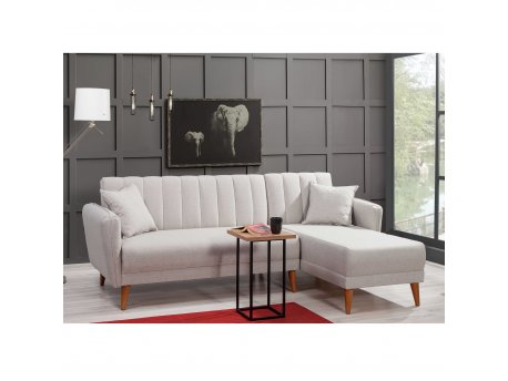 Atelier del Sofa Ugaona garnitura Aqua Corner Right Cream