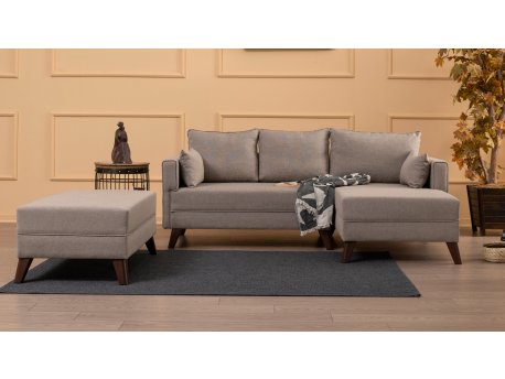 Atelier del Sofa Ugaona garnitura Bella Corner Sofa Right 2 Cream