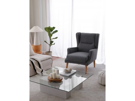 Atelier del Sofa Fotelja Klam Fume