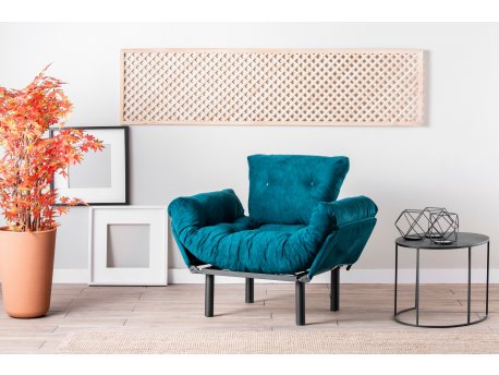 Atelier del Sofa Fotelja Nitta Single Petrol Green