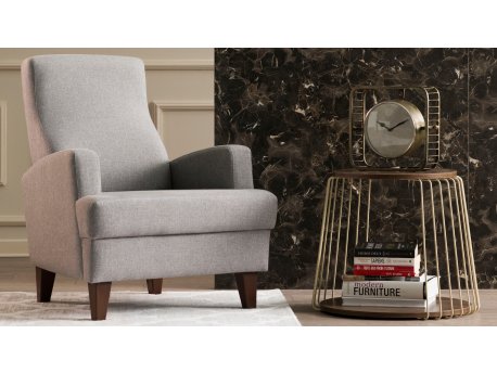Atelier del Sofa Fotelja Kana Bergere Light Grey