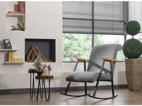 Atelier del Sofa Stolica za ljuljanje Yoka Grey