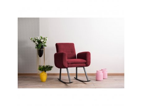 Atelier del Sofa Stolica za ljuljanje Kono Maroon
