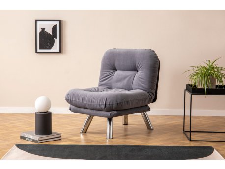 Atelier del Sofa Fotelja Misa Small Solo Grey