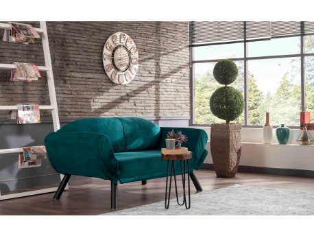 Atelier del Sofa Sofa dvosed Genzo Petrol Blue