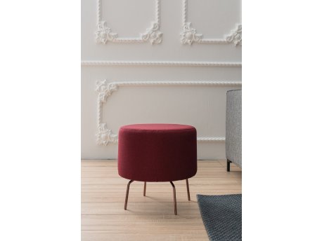 Atelier del Sofa Tabure Octo Claret Red