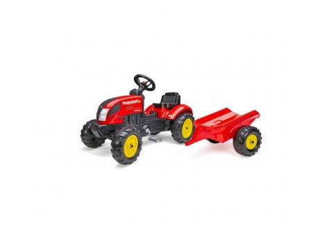 FALK Traktor sa prikolicom farmer crveni