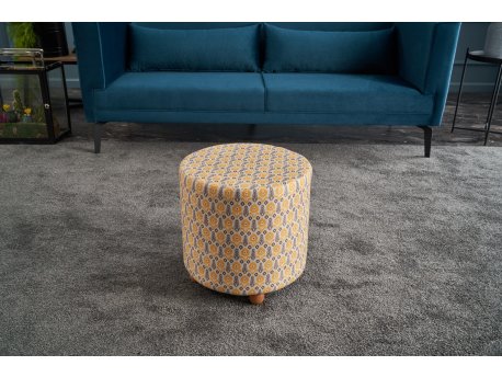 Atelier del Sofa Tabure Bianca Puf Silindir
