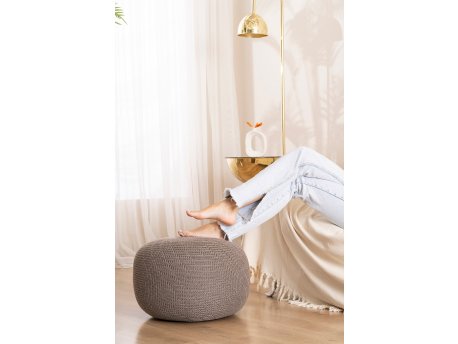 Atelier del Sofa Tabure Knit Brown