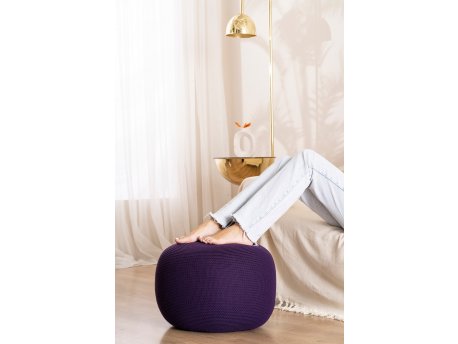 Atelier del Sofa Tabure Knit Purple