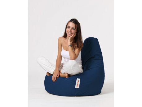 Atelier del Sofa Lazy bag Drop L Dark Blue