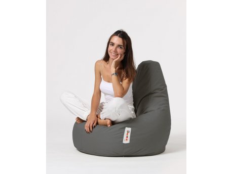 Atelier del Sofa Lazy bag Drop L Fume