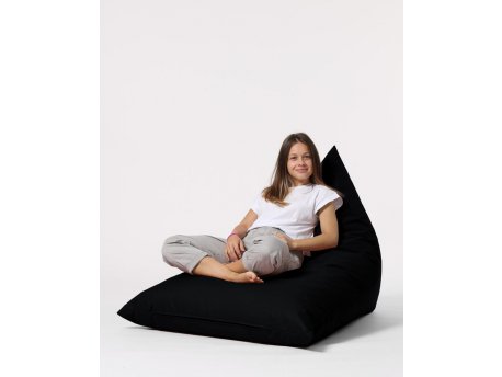 Atelier del Sofa Lazy bag Pyramid Big Bed Pouf Black