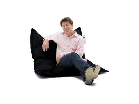 Atelier del Sofa Lazy bag Cushion Pouf 100x100 Black