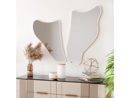 HANAH HOME Dekorativno ogledalo Flex White