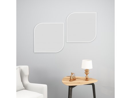 HANAH HOME Dekorativno ogledalo Vero White