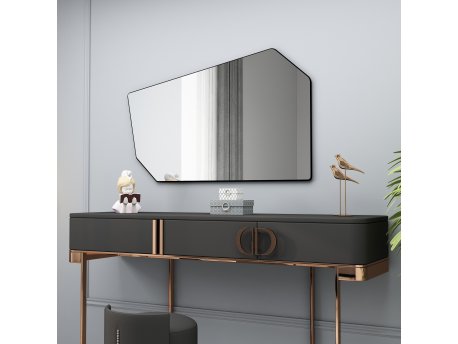 HANAH HOME Dekorativno ogledalo Tarz Black
