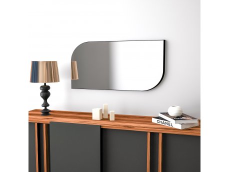 HANAH HOME Dekorativno ogledalo Lume Black