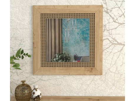 HANAH HOME Dekorativno ogledalo Madura Oak