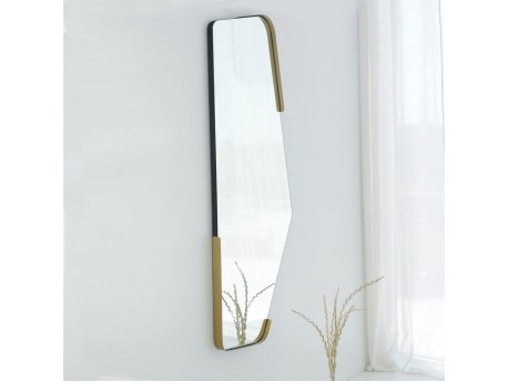 HANAH HOME Ogledalo Irregular Black
