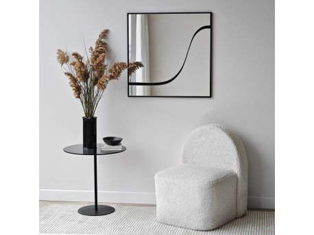 HANAH HOME Ogledalo Abstract 2 Black